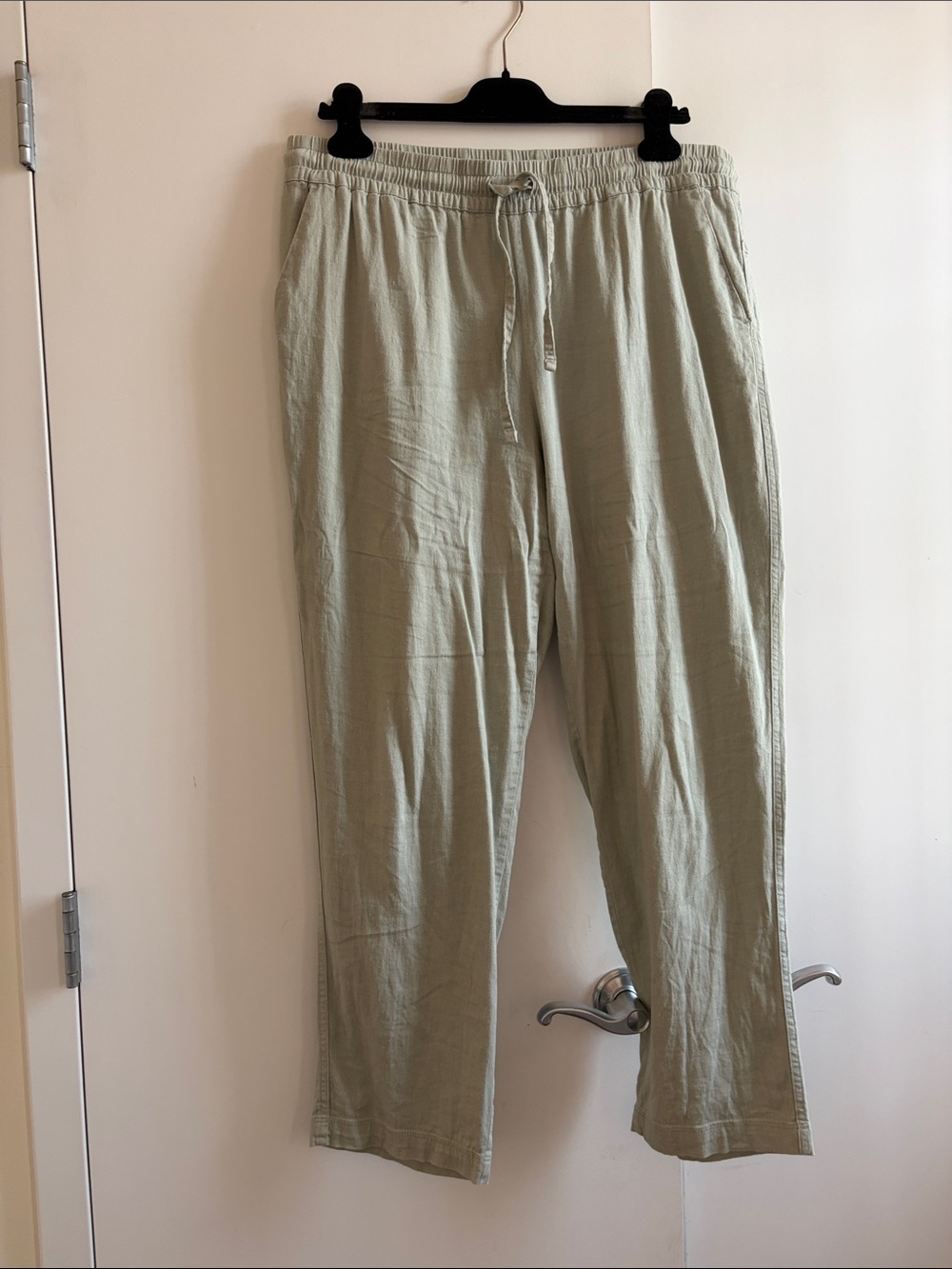 32 Degrees Sage Green Drawstring Joggers